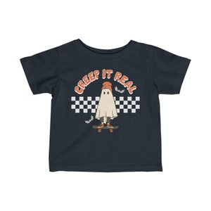 Chemise d'Halloween Creep It Real pour tout-petit : t-shirt fantôme rétro