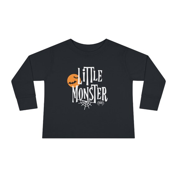 Little Monster Toddler Halloween Long Sleeve Shirt