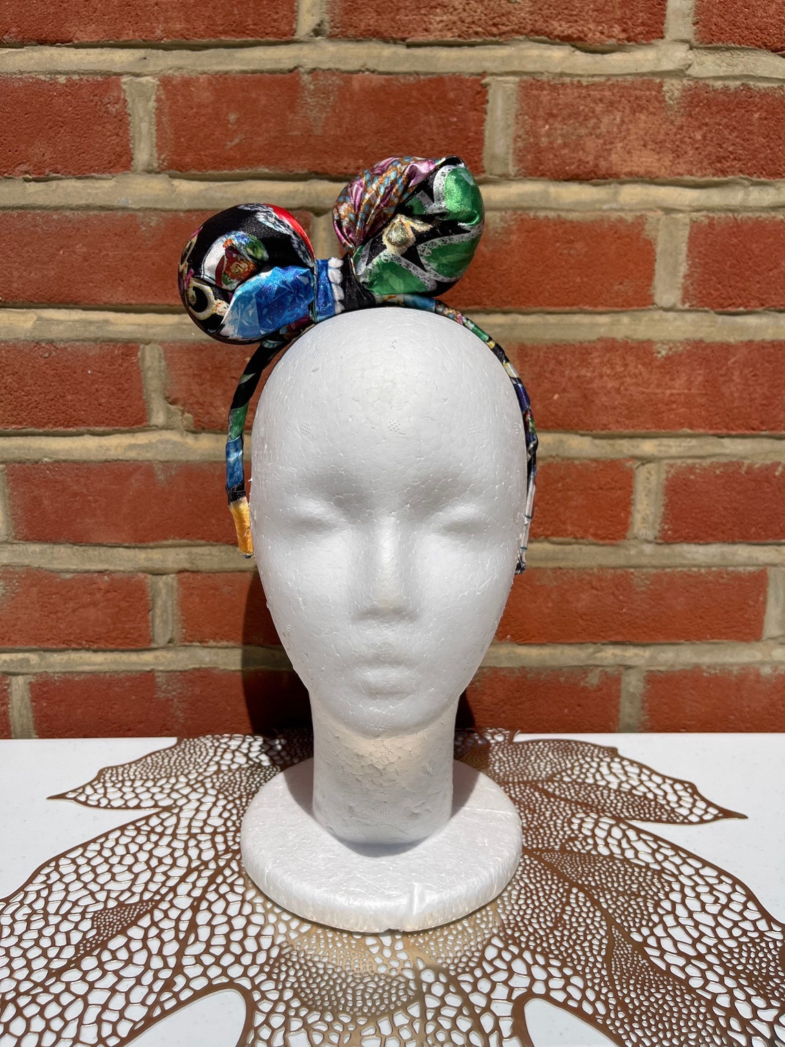 Handmade Mickey Mouse Headband Satin Headband Etsy