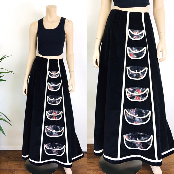 Vintage 1970s CHESSA DAVIS Prairie Style POCKET De