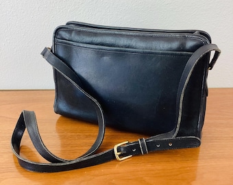 Vintage Black Coach Shoulder Bag #9170 - Etsy