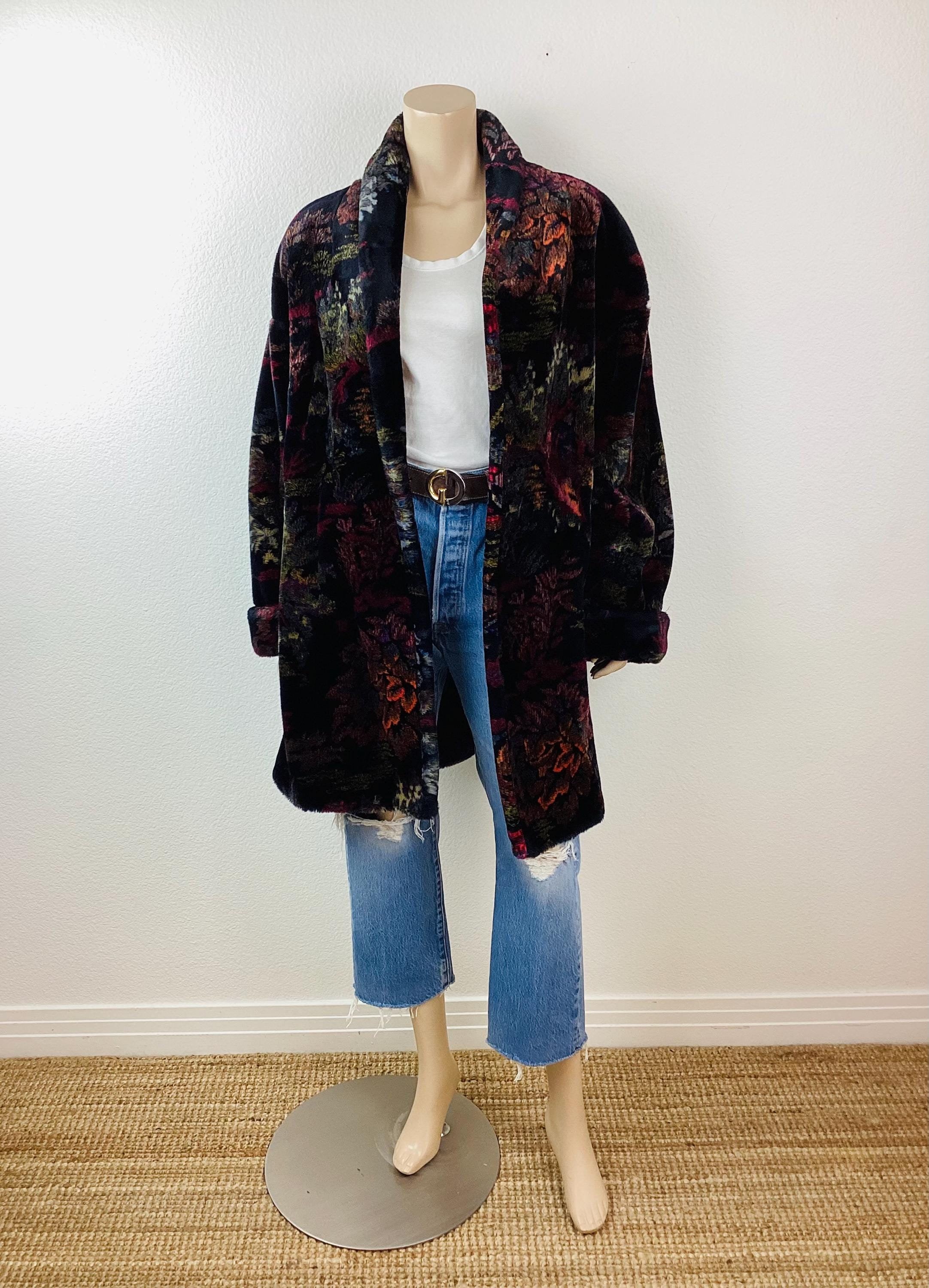 DONNYBROOK 80s 90s vintage ハート柄 ガウンコート DONNYBROOK 80s 90s vintage ハート柄 ガウンコート DONNYBROOK ガウン