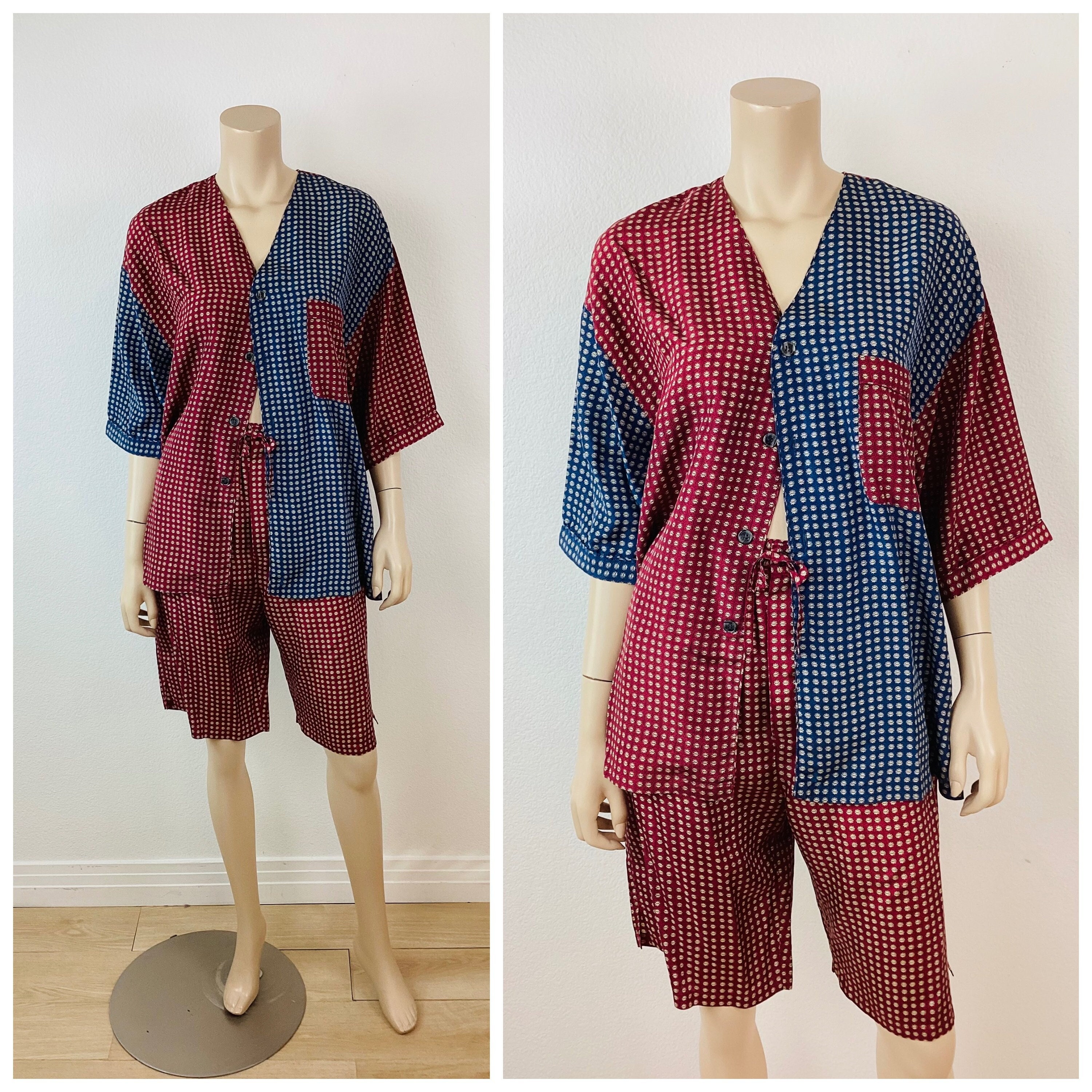 90s silk pajamas hotsell