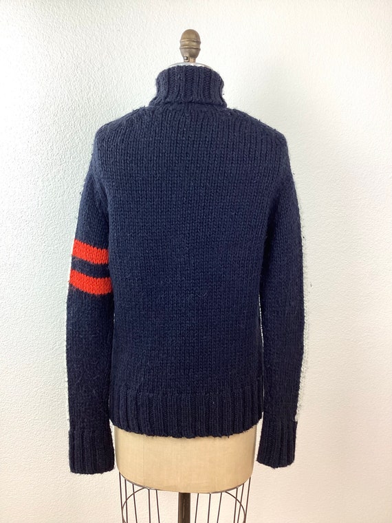 Vintage RALPH LAUREN Blue & Red Stripe Pullover S… - image 7