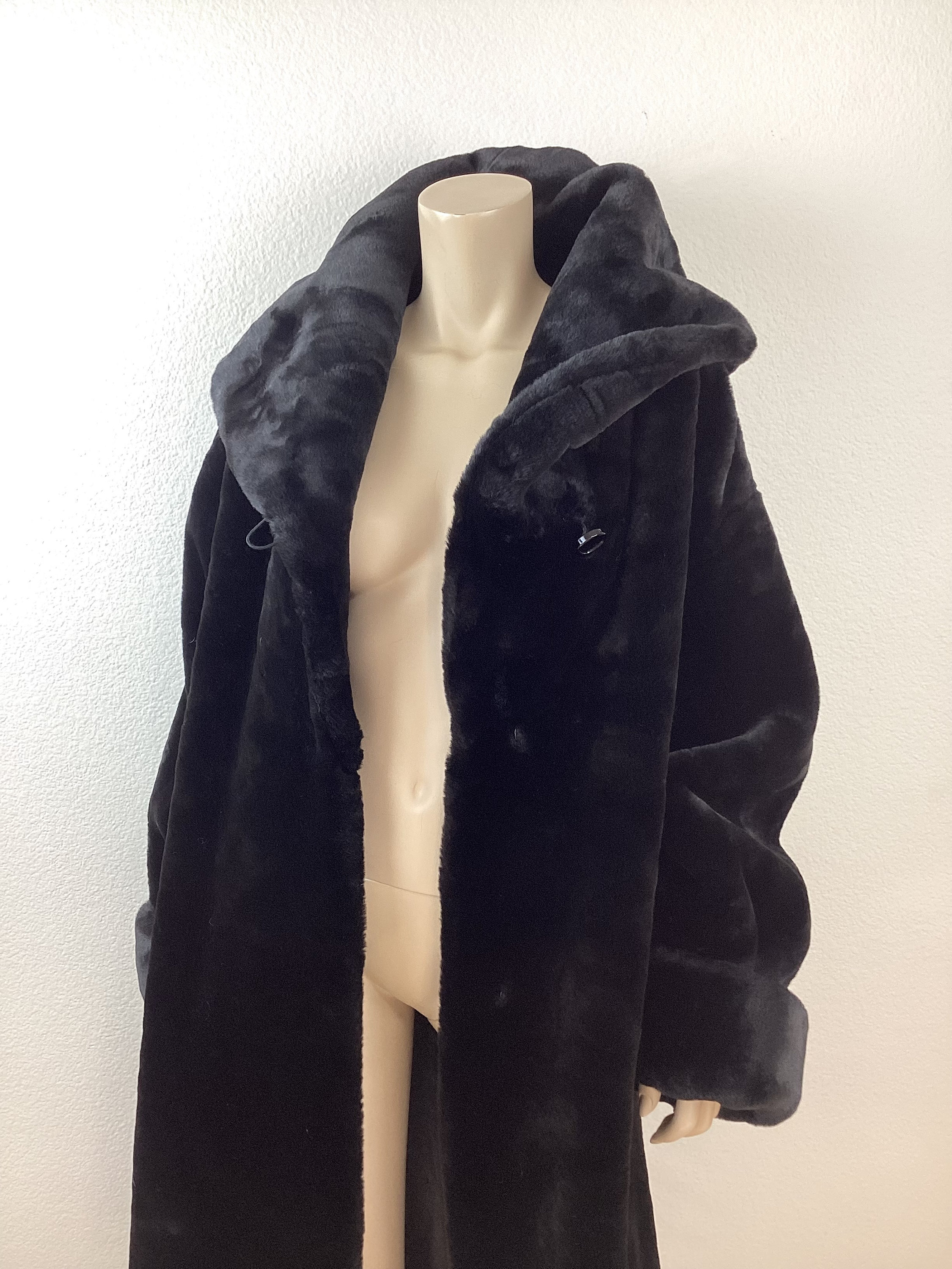 faux fur collar shawl