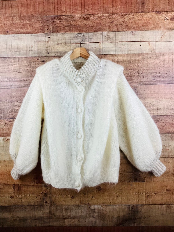 Vintage 1980s OVERSIZED METALLIC MOHAIR Sweater