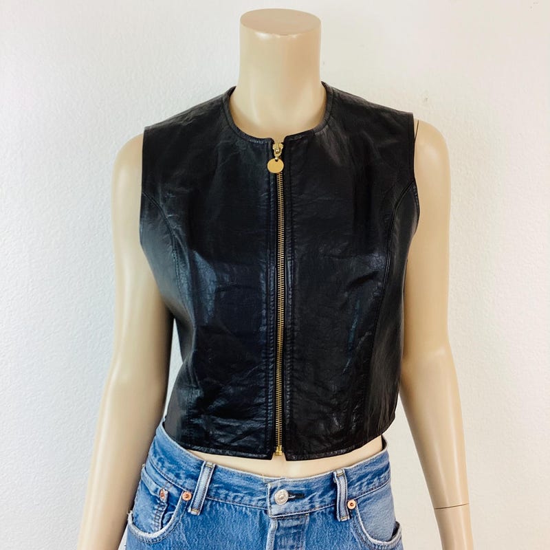 Black Leather Top Etsy — free download