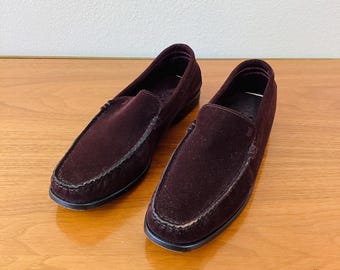 Lorenzo Banfi Brown Ostrich Slip on Loafers Women's Size 8 B - Etsy