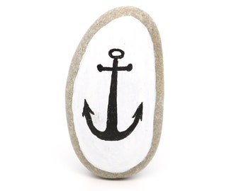 Painted Pebble || Anchor