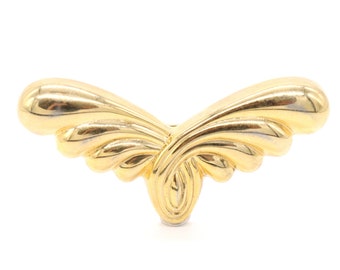 Vintage Brooch | Swirl Design | Wing Shaped Brooch | Pin