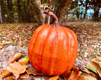 Large Handmade Pumpkin | Pumpkin Decor | Thanksgiving Decor | Centre Decor | Pumpkin Decorations | Table Decor | Party Decor | Home Decor |
