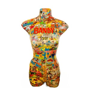 Vintage Comic Mannequin | Vintage Comic Mannequin | Shop Display | Female Body Mannequin | Vintage Mannequin | Torso