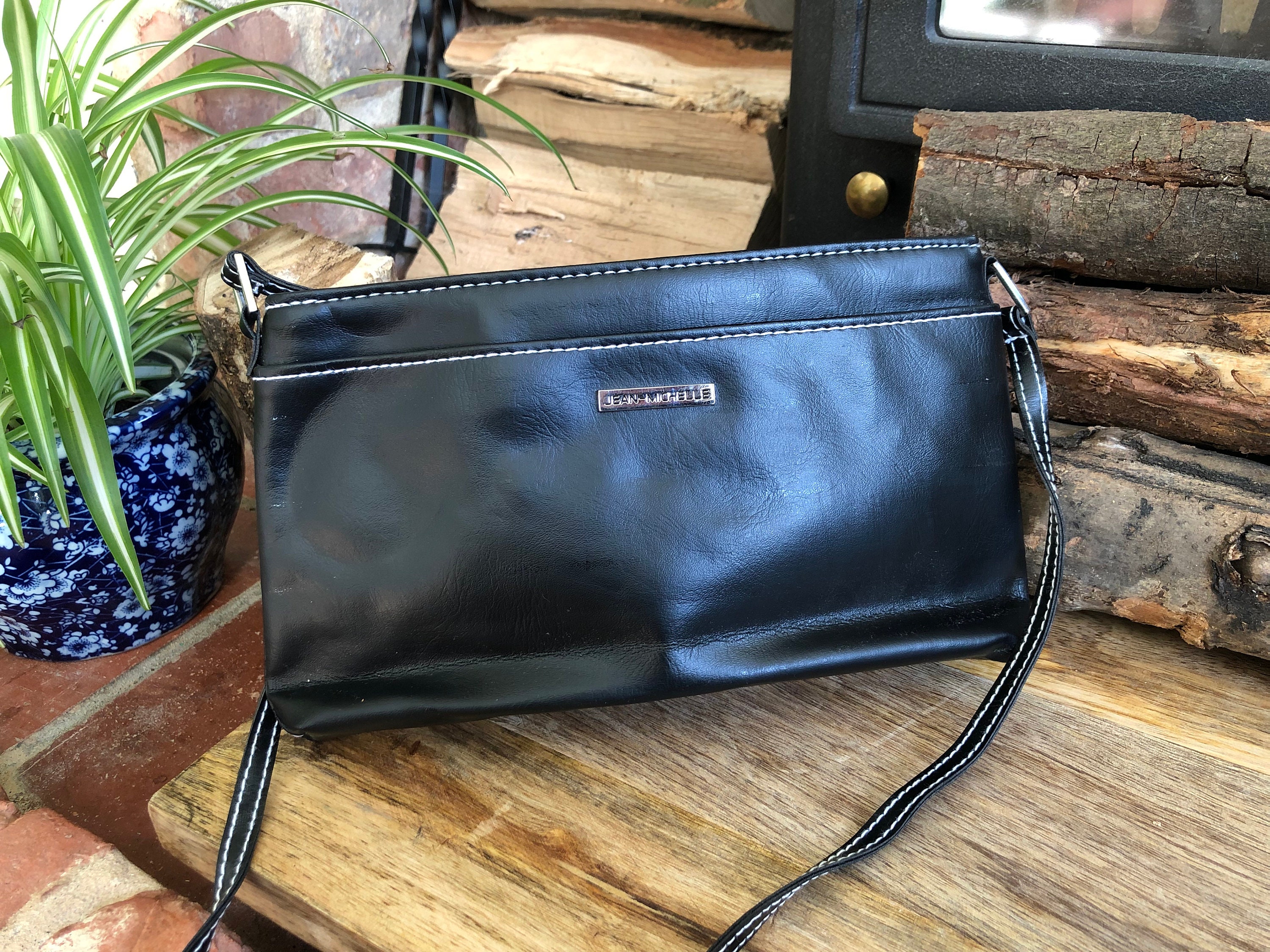 Denimvegan Leather Wristlet Purse Clutchgift for Hermini 