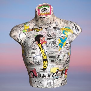 Vintage Comic Mannequin | Comic Mannequin | Shop Display | Female Body Mannequin | Vintage Mannequin | Torso