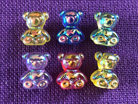 Bear Magnets | Bear Fridge Magnets | Bear Board Magnets | Iridescent Bear Magnets | Bear White Board Magnets | Bear Reminder Board Magnets |