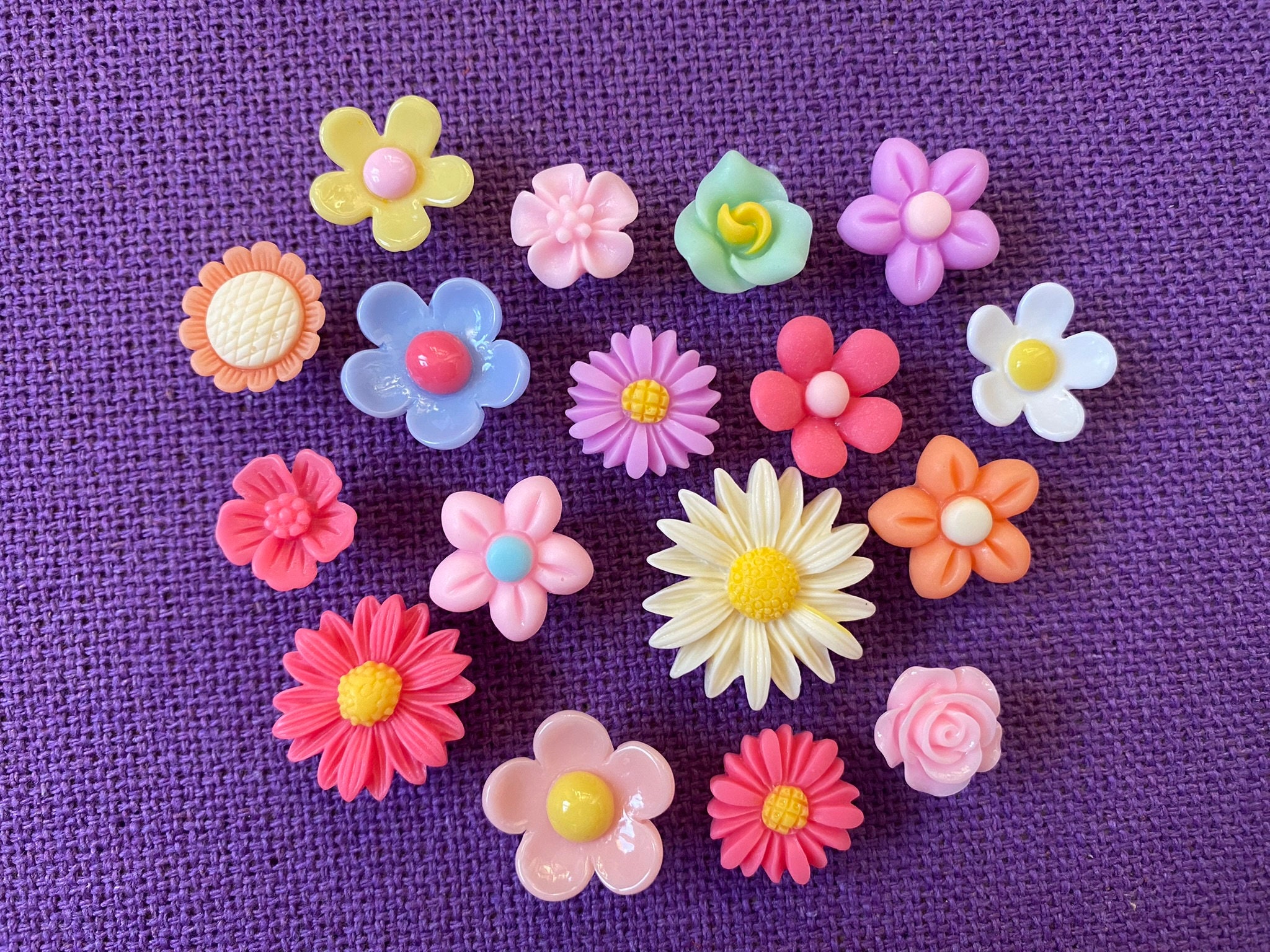 Ink Flower Push Pins 30 Pcs Cute Decorative Push Pins for Cork Board Ink  Color Rose