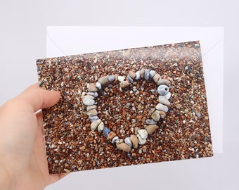 Pebble Heart || Greeting Card / Notelet