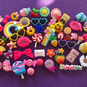 Random Cute Push Pins | Kawaii Pushpins | Lucky Dip Pins | Pink Tacks | Cork Board Tacks | Cork Board Pins | Notice Board Pins