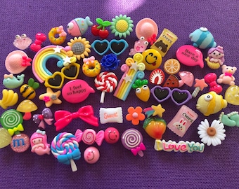 Random Cute Push Pins | Kawaii Pushpins | Lucky Dip Pins | Pink Tacks | Cork Board Tacks | Cork Board Pins | Notice Board Pins