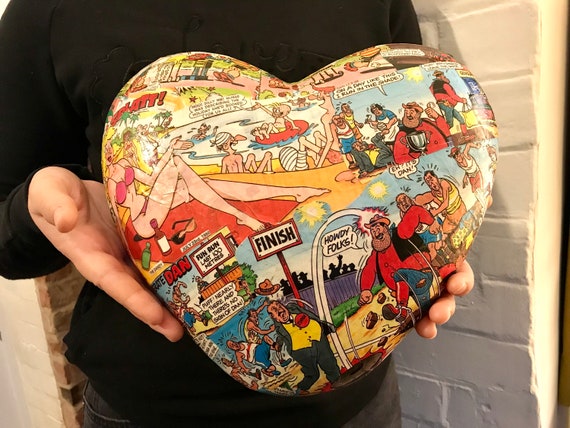 Large Heart Decoration | 3D Comic Heart Decoration | Wedding Table Centrepiece | Christmas Decor Decoration | Xmas Decor | Valentine’s Decor