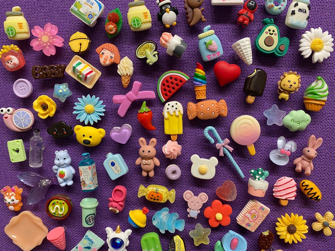Random Cute Push Pins Kawaii Pushpins Lucky Dip Pins Pink Tacks Cork