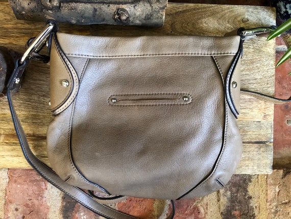 Vintage Leather Bag | Designer B Makowski Tan Lea… - image 7