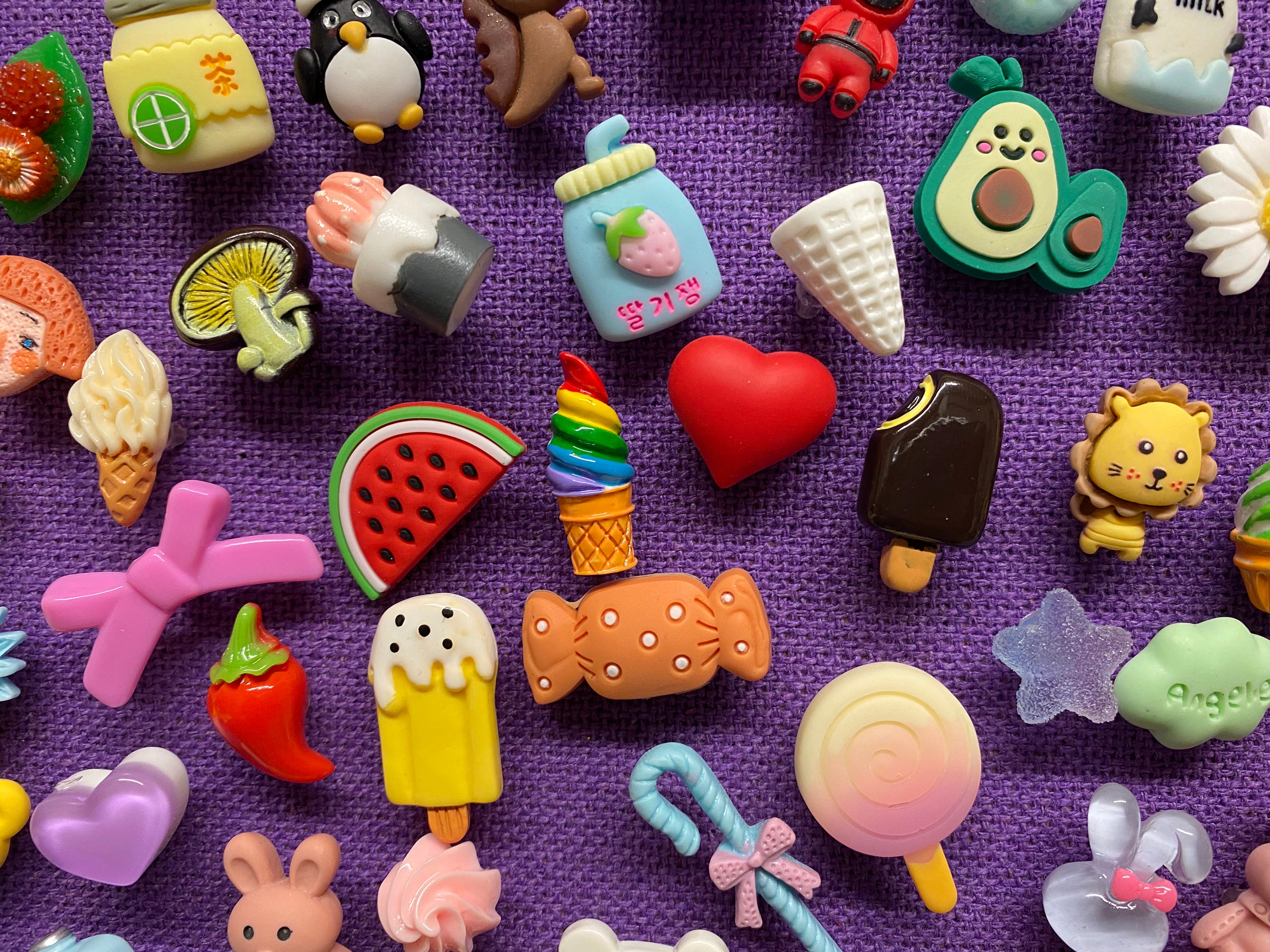 Random Cute Push Pins Kawaii Pushpins Lucky Dip Pins Pink Tacks Cork Board  Tacks Cork Board Pins Notice Board Pins 