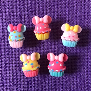 Cupcake Push Pins | Sweet Cake Food Themed Pushpins | Tacks | Cork Board Pin | Cork Board Pins | Notice Board Pins | Reminder Board List Pin