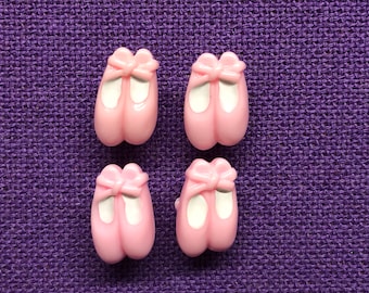 Pink Ballet Push Pins | Ballet Shoes Pushpins | Ballet Pump Tacks | Cork Board Tacks | Cork Board Pins | Notice Board Pins | Reminder Pin