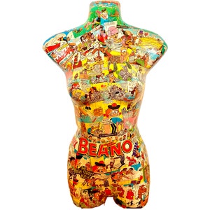 Vintage Comic Mannequin | Vintage Comic Mannequin | Shop Display | Female Body Mannequin | Vintage Mannequin | Torso