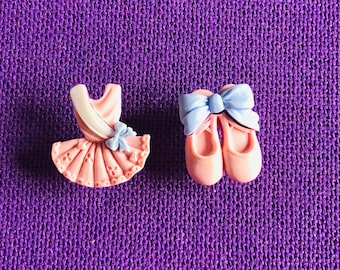 Pink Ballet Push Pins | Ballet Shoes Tutu Pushpins | Pink Tacks | Cork Board Tacks | Cork Board Pins | Notice Board Pins | Reminder Pin