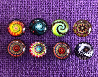 Abstract Swirl Push Pins | Colourful Swirl Pushpins | Tacks | Cork Board Tacks | Cork Board Pins | Notice Board Pin | Reminder Board