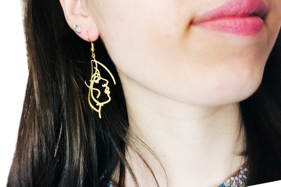 Flipkart.com - Buy Vmaplayfashion Polymer clay earrings modern dangle  earrings abstract statement earrings minimalist earrings Stainless Steel,  Terracotta, Ceramic Stud Earring Online at Best Prices in India