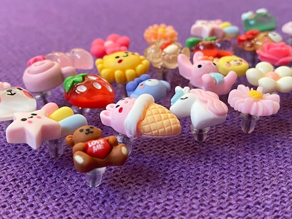 Random Cute Push Pins Kawaii Pushpins Lucky Dip Pins Pink Tacks Cork Board  Tacks Cork Board Pins Notice Board Pins 