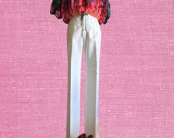 Vintage White Levi's Bendover Pants High Waist
