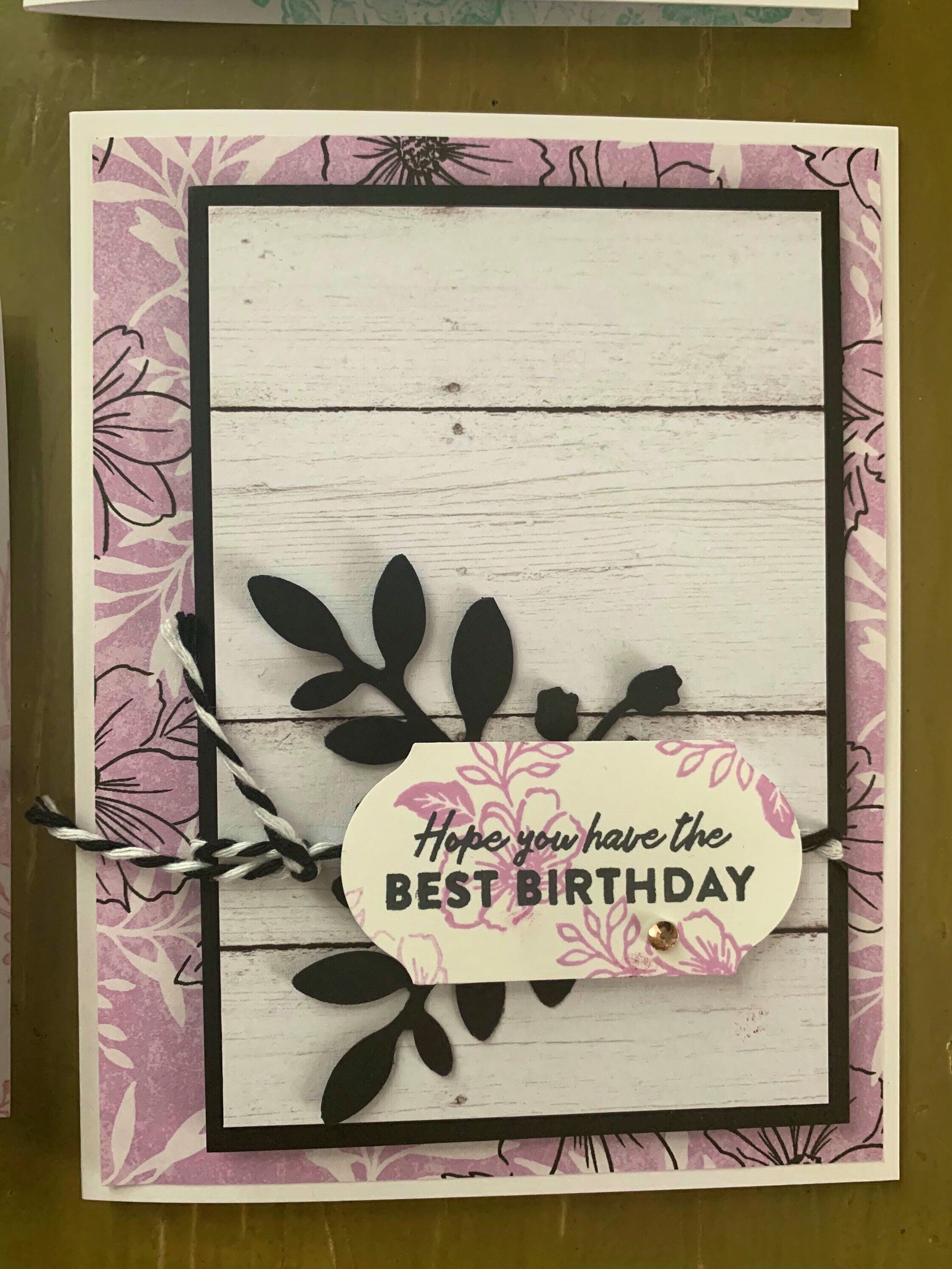 Lot of 4 Handmade Cards Friendship Thinking of You, Sympathy, Thank You ...