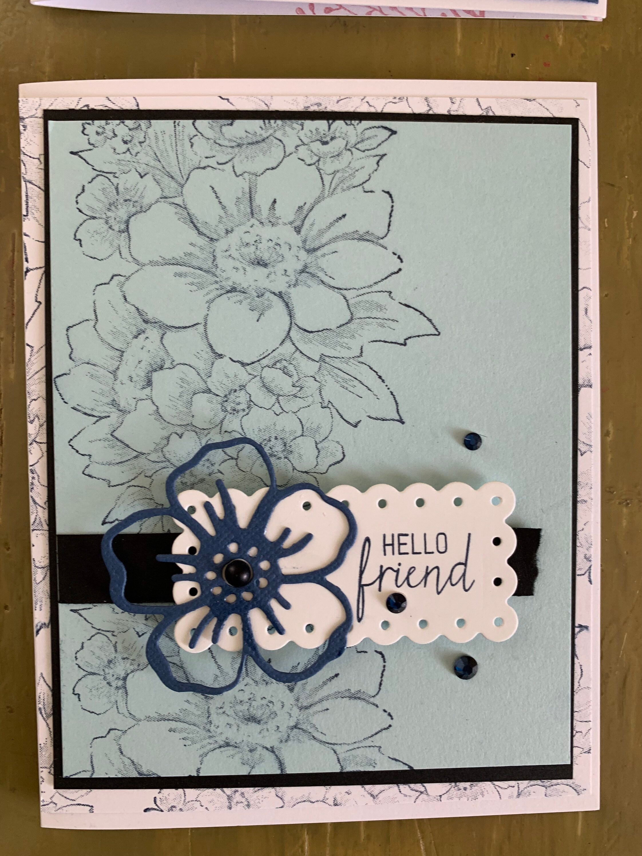Lot of 4 Handmade Cards Friendship Thinking of You, Sympathy, Thank You ...