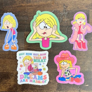 Lizzie McGuire Waterproof Sticker | Sparkly Holographic Sticker | Water Bottle Sticker