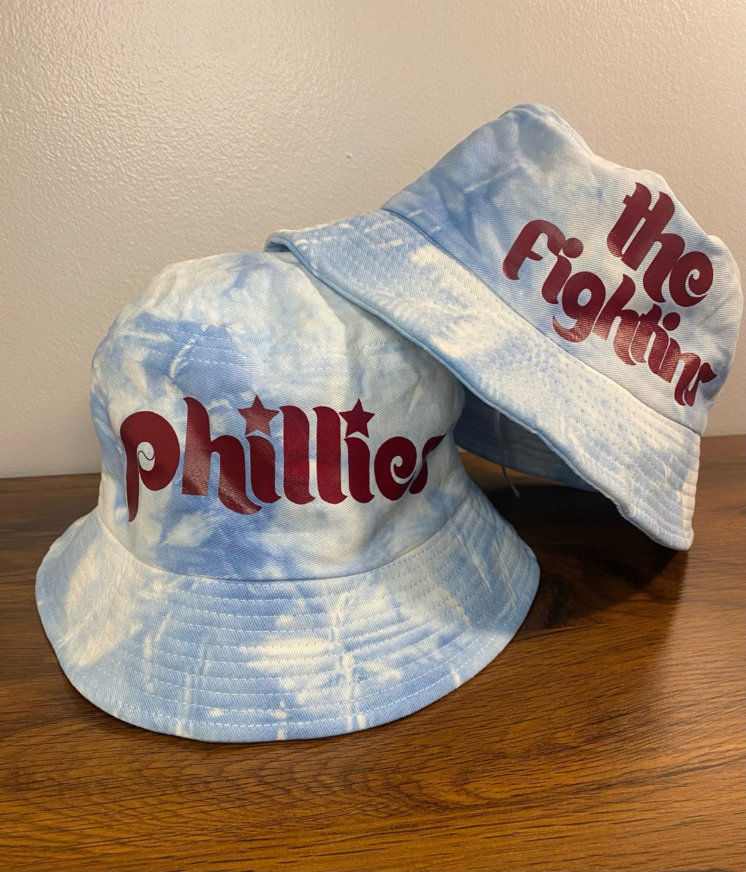 PHILLIES Tie Dye Bucket Hat Philly Fan Philadelphia Baseball Etsy