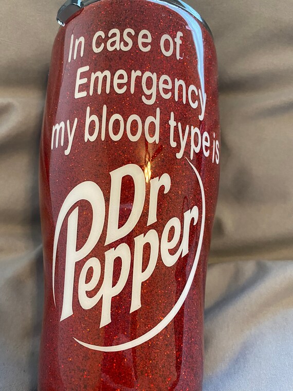 20 Oz Dual Lid Dr. Pepper Tumbler 