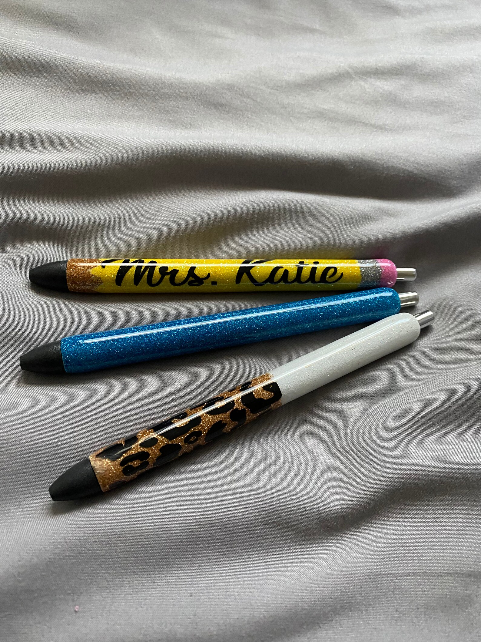 Glitter Refillable Pens Etsy