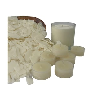 Coconut Soy Wax Blend  C6 Wax for Candles, Tealights, & More