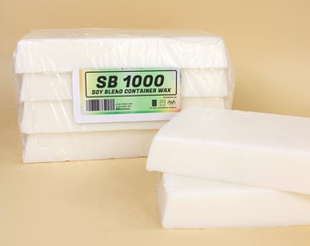 4 LIBRAS SB1000 Cera de mezcla de soja / Cera para hacer velas / Cera para hacer velas con mezcla de soja