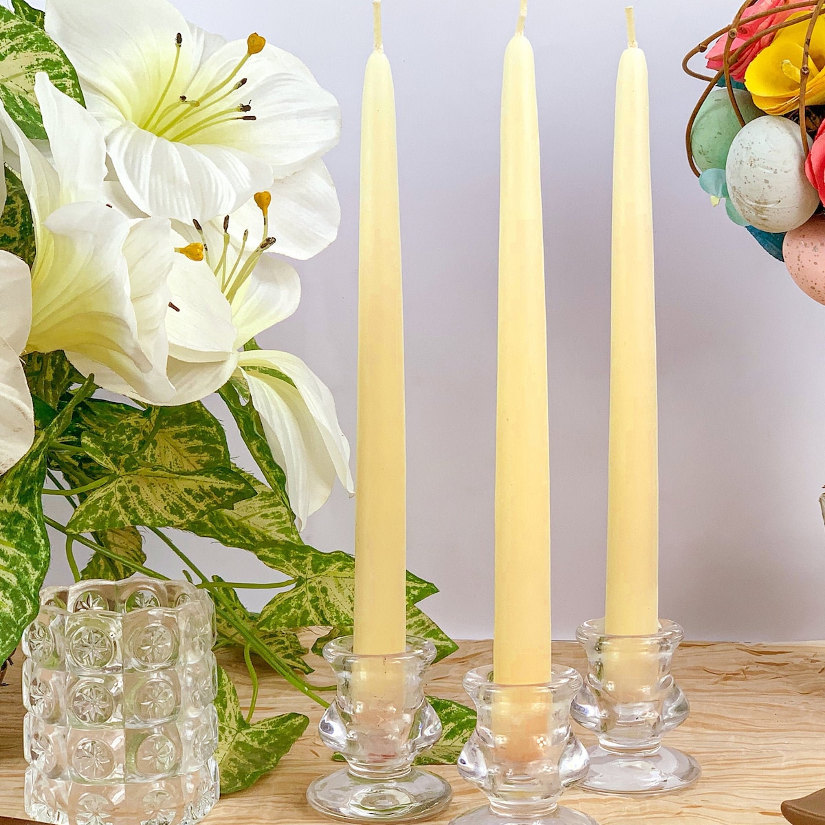 10-inch 100% Beeswax Tapers, Pack of Four Handcrafted Taper Candles, Beeswax Candles, Beeswax Tapers, Natural Candles - Etsy