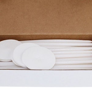 10&quot; Processional Candle Set with Paper Bobeches | 50 Tapers | Candle Light Vigil | Vigil