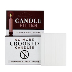 2-PACK Reusable Candle Fitters, Wax Fitters, Tacky Wax, 14 Strips per Packet, No more crooked candles, Wax Candle Fitters