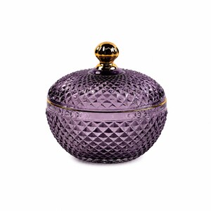 Stor lavendel/guld sminkbordskollektion - (3-pack)