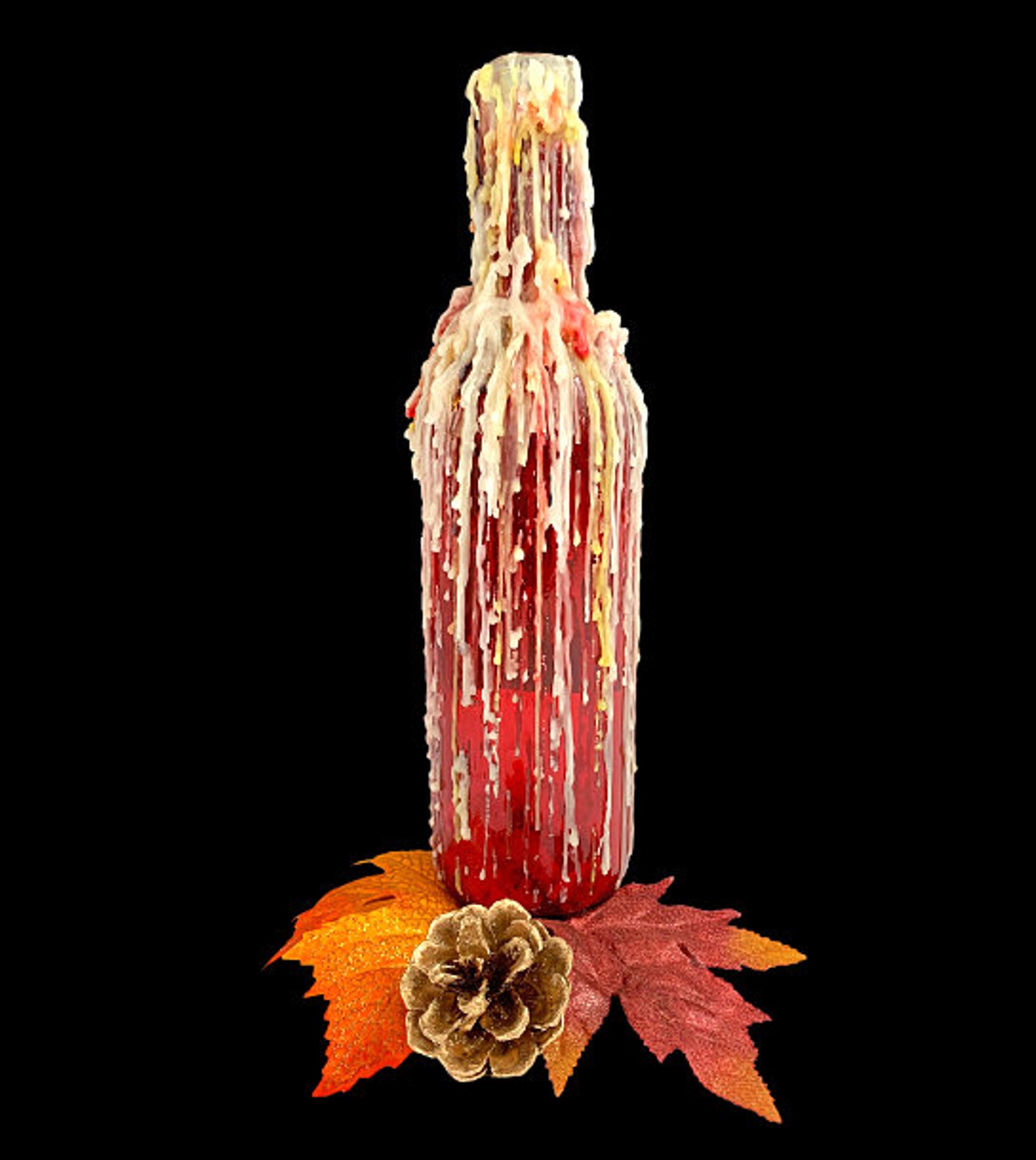 Multi Color Drip Candles Rainbow Drip Color Etsy