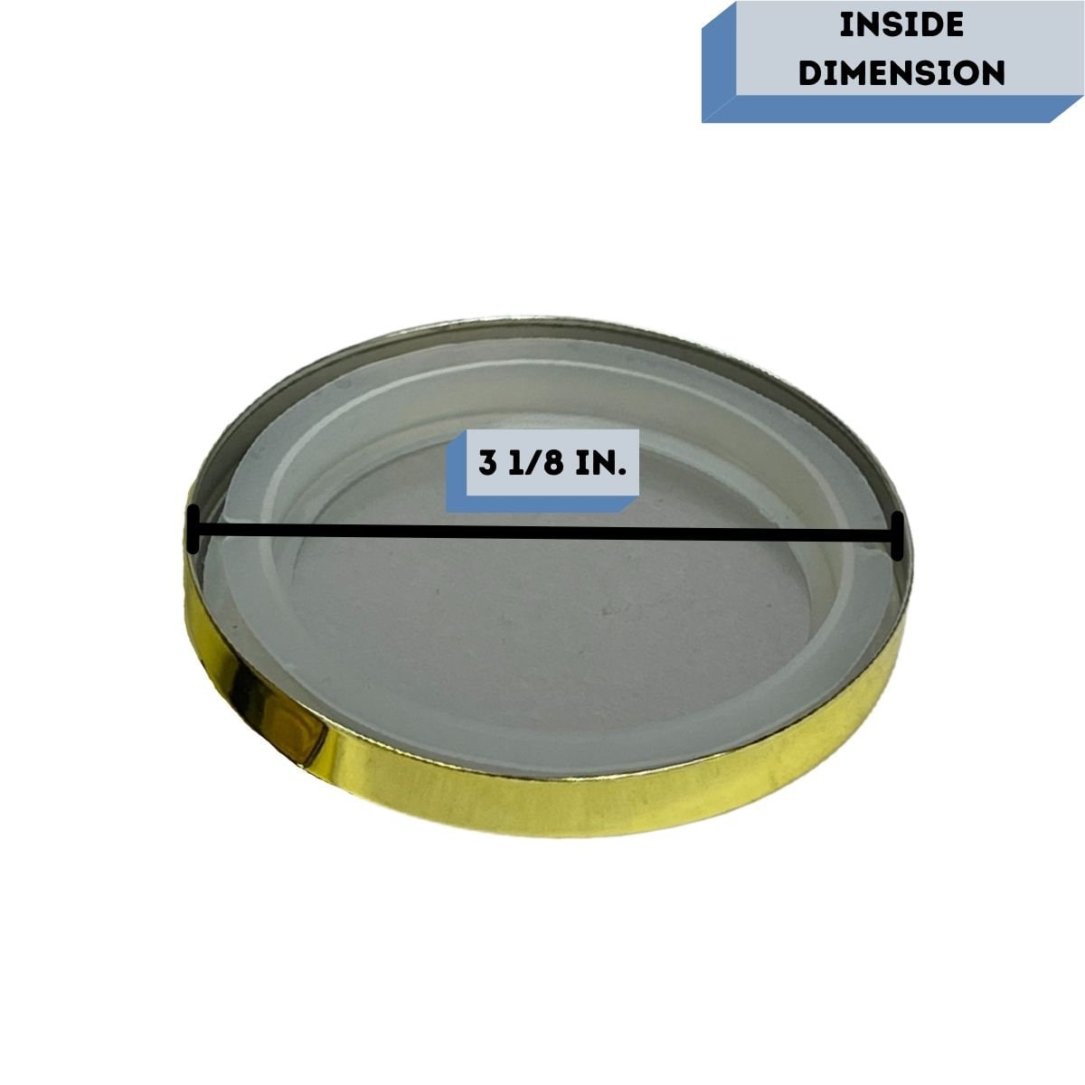 12PK Small Gold Metal Candle Lid Candle Making Lid Candle Etsy