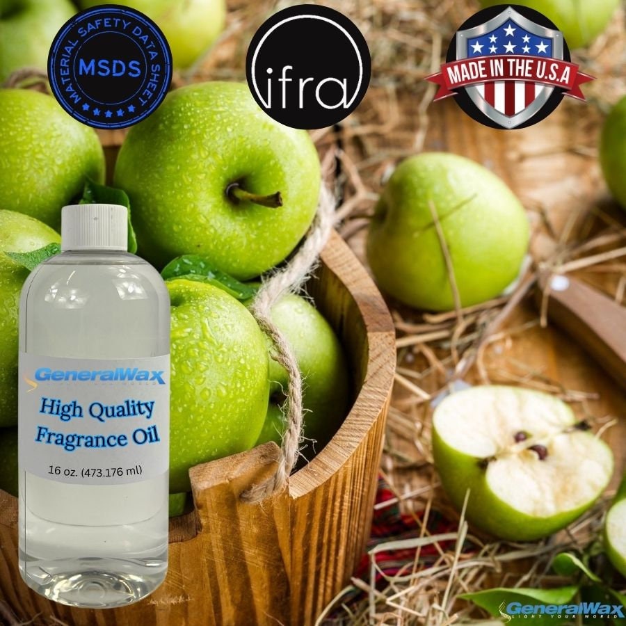16oz. Granny Smith Apples Candle Fragrance Oil, Soap Fragrance